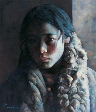 Blizzard all night AX Tibet Oil Paintings